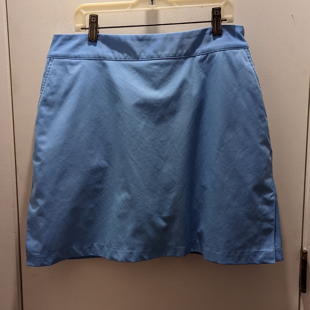 Adidas ClimaCool Skort Blue size 10 side zipper Athletics exercise